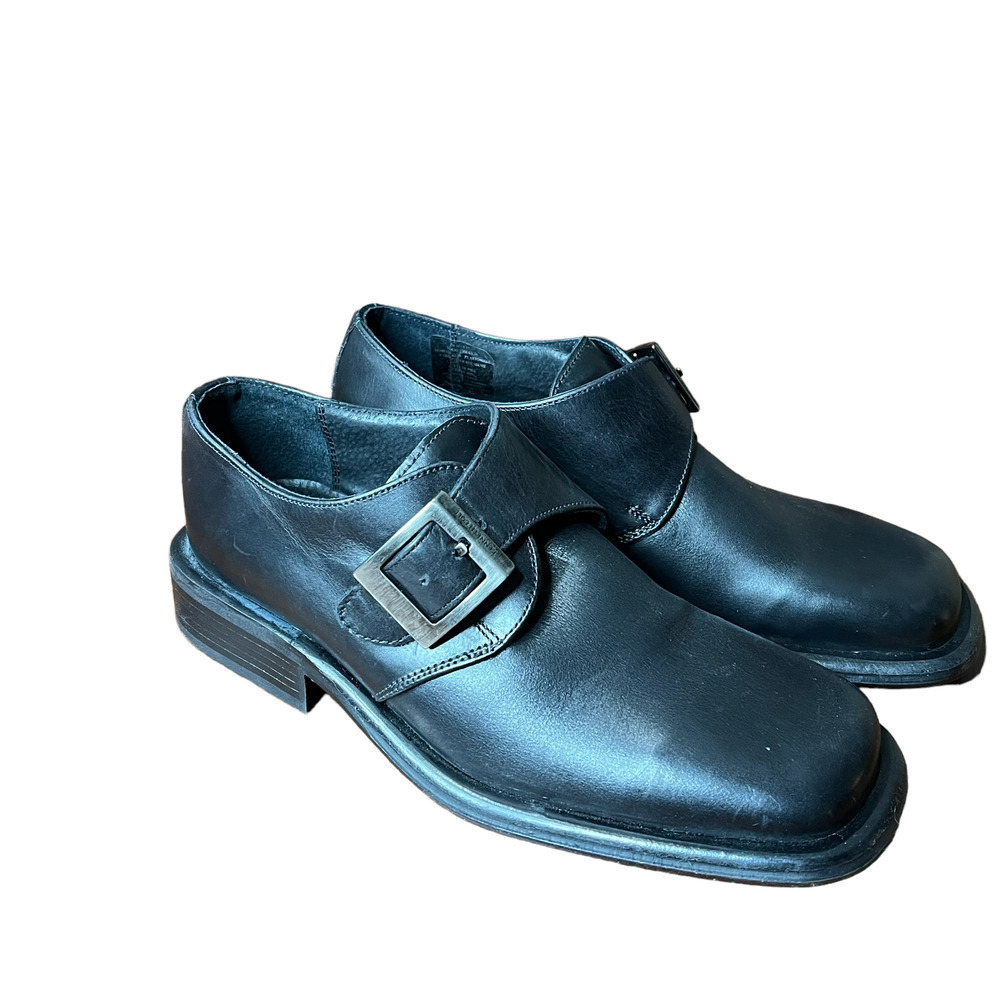 Kenneth Cole New York Men’s Square Toe Leather Shoes Dress Occasion Band Wedding - Picture 2 of 5